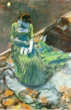 before the curtain call 1892 Edgar Degas Oil Paintings
